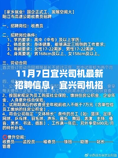 11月7日宜兴司机最新招聘信息揭秘，多元视角探讨下的招聘新风向