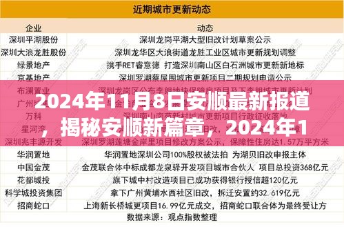 揭秘安顺新篇章，最新报道，安顺新动态（2024年11月8日）