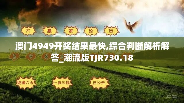 澳门4949开奖结果最快,综合判断解析解答_潮流版TJR730.18