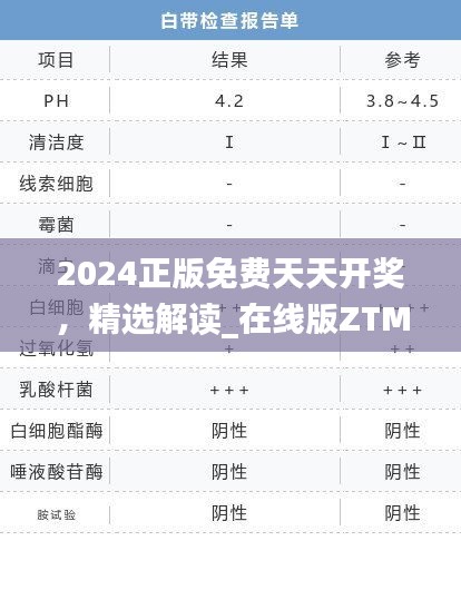 2024正版免费天天开奖，精选解读_在线版ZTM455.04攻略