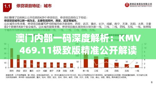 澳门内部一码深度解析：KMV469.11极致版精准公开解读