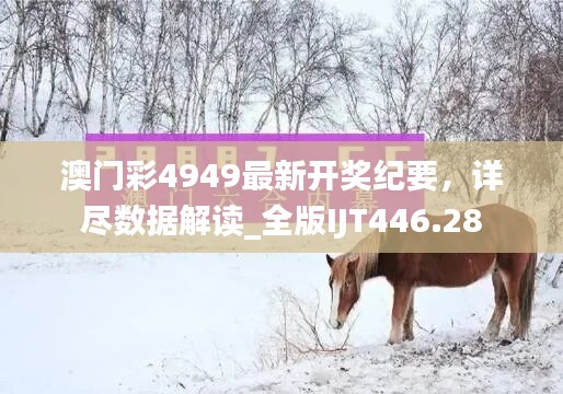 澳门彩4949最新开奖纪要，详尽数据解读_全版IJT446.28