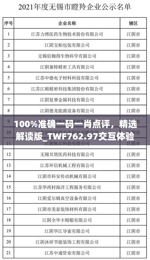 100%准确一码一肖点评，精选解读版_TWF762.97交互体验