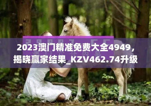 2023澳门精准免费大全4949，揭晓赢家结果_KZV462.74升级版