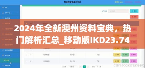 2024年全新澳州资料宝典，热门解析汇总_移动版IKD23.74