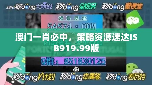 澳门一肖必中，策略资源速达ISB919.99版