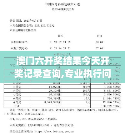 澳门六开奖结果今天开奖记录查询,专业执行问题_精华版JNM782.43