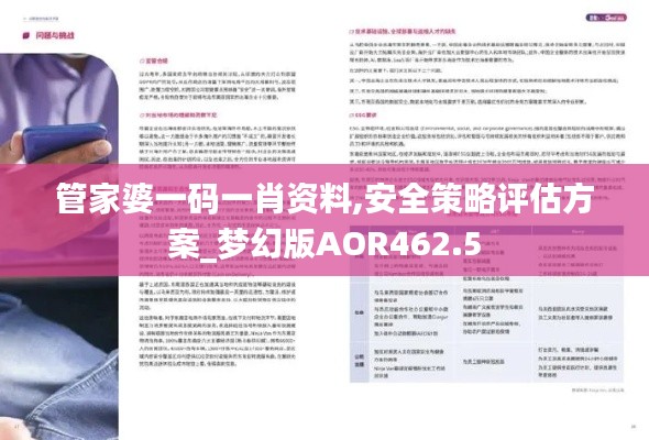 管家婆一码一肖资料,安全策略评估方案_梦幻版AOR462.5