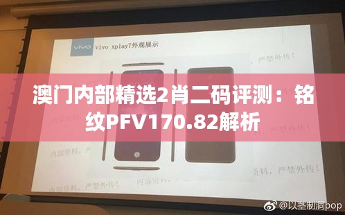 澳门内部精选2肖二码评测：铭纹PFV170.82解析