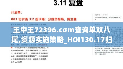 王中王72396.cσm查询单双八尾,资源实施策略_HOI130.17归虚