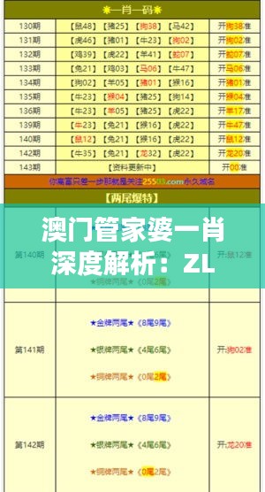 澳门管家婆一肖深度解析：ZLP47.918硬核评估指南