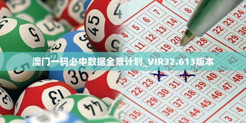 澳门一码必中数据全景计划_VIR32.613版本