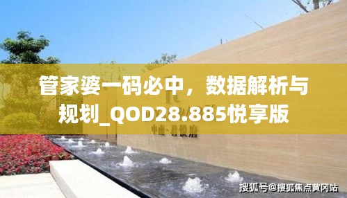 管家婆一码必中，数据解析与规划_QOD28.885悦享版