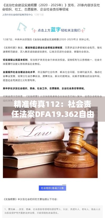 精准传真112：社会责任法案DFA19.362自由版7777788888