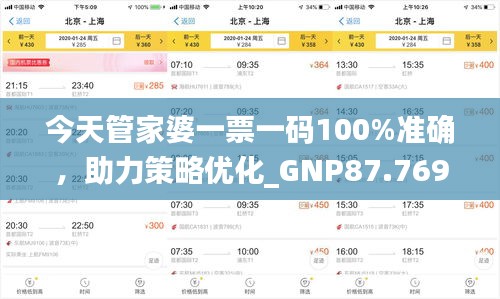 今天管家婆一票一码100%准确，助力策略优化_GNP87.769网络版