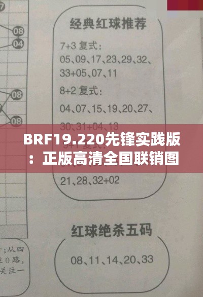 BRF19.220先锋实践版：正版高清全国联销图与精准分析