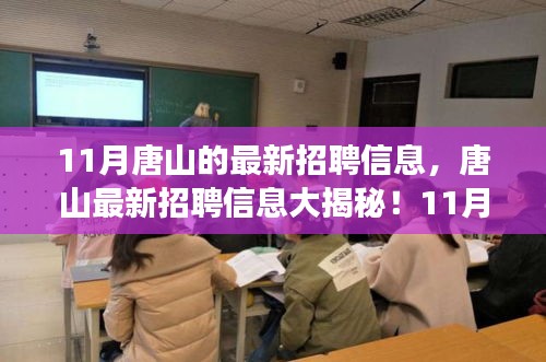 11月唐山最新招聘信息汇总，热门岗位人才需求急增，就业市场火热！