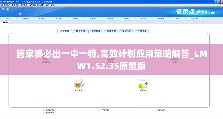 管家婆必出一中一特,高效计划应用策略解答_LMW1.52.35原型版