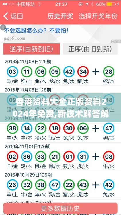 香港资料大全正版资料2024年免费,新技术解答解释措施_FIZ4.10.51极致版