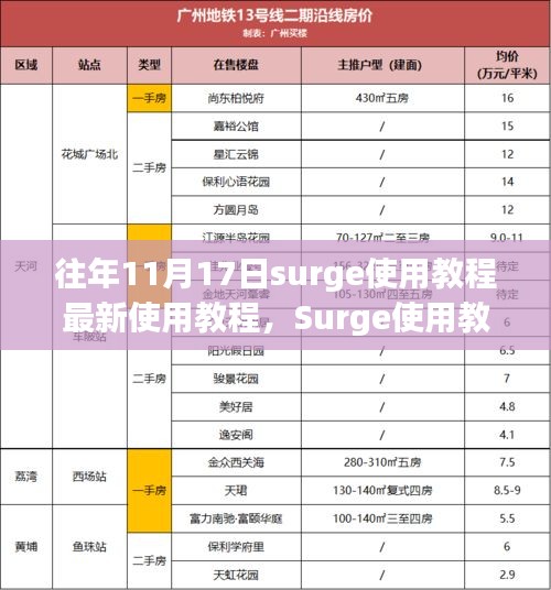 历年11月17日Surge使用教程回顾与最新指南，变迁与影响解析