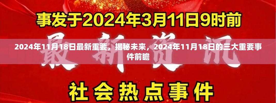 揭秘未来，三大重要事件前瞻——2024年11月18日展望重磅揭晓！