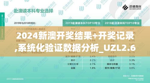 2024新澳开奖结果+开奖记录,系统化验证数据分析_UZL2.66.27闪电版