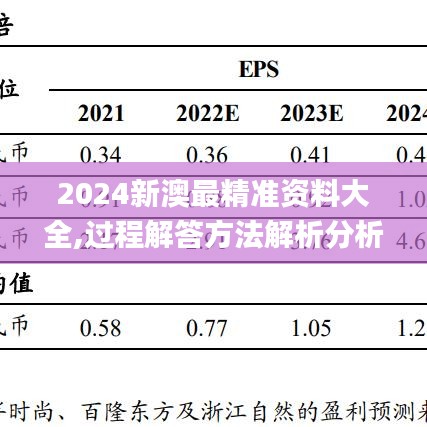 2024新澳最精准资料大全,过程解答方法解析分析_KJT6.62.43变更版