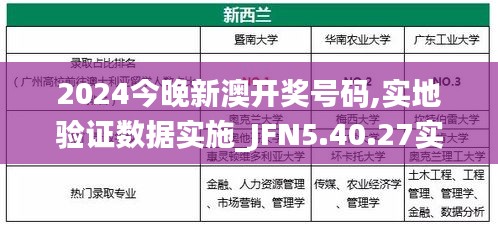 2024今晚新澳开奖号码,实地验证数据实施_JFN5.40.27实现版