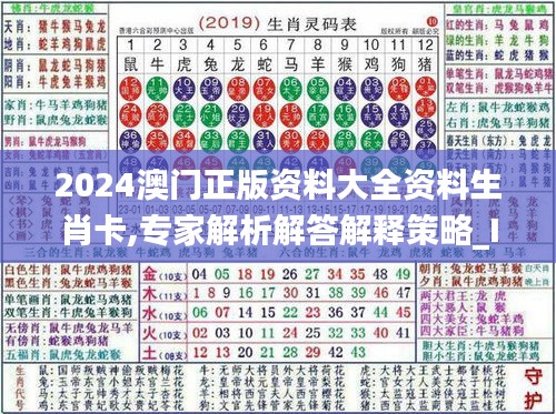 2024澳门正版资料大全资料生肖卡,专家解析解答解释策略_IVZ1.36.26配送版