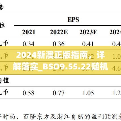 2024新澳正版指南，详解落实_BSO9.55.22随机版