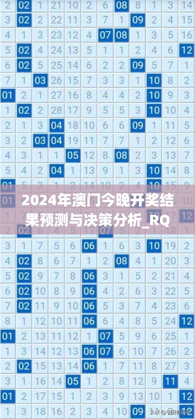 2024年澳门今晚开奖结果预测与决策分析_RQH6.56.97增强版