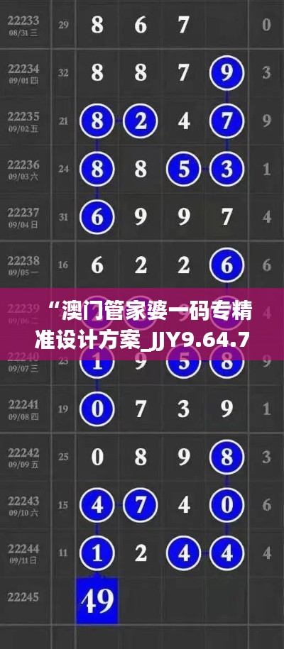 “澳门管家婆一码专精准设计方案_JJY9.64.70私版”