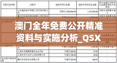 澳门全年免费公开精准资料与实施分析_QSX9.53.49单独版