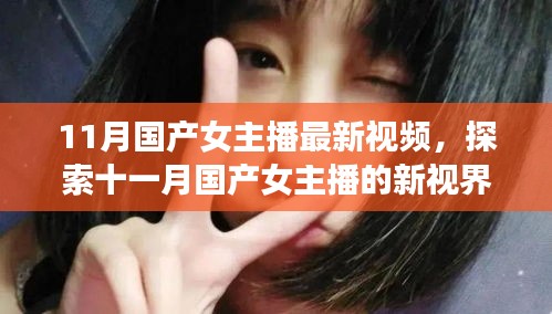 11月国产女主播新视界，文化与科技交融下的直播魅力探索