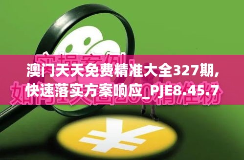 澳门天天免费精准大全327期,快速落实方案响应_PJE8.45.74实现版