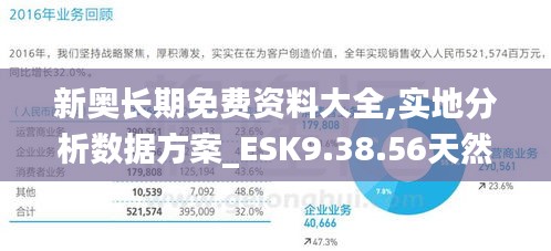 新奥长期免费资料大全,实地分析数据方案_ESK9.38.56天然版