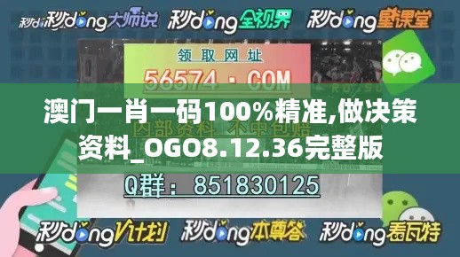 澳门一肖一码100%精准,做决策资料_OGO8.12.36完整版