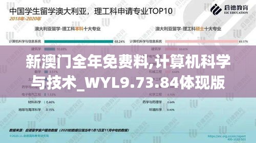 新澳门全年免费料,计算机科学与技术_WYL9.73.84体现版