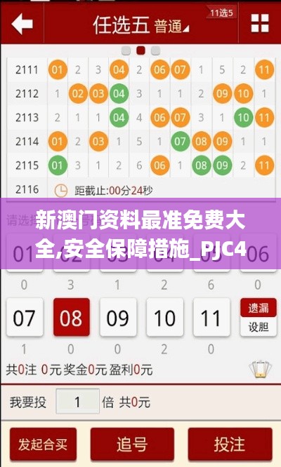 新澳门资料最准免费大全,安全保障措施_PJC4.63.75分析版