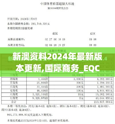 新澳资料2024年最新版本更新,国际商务_EQC9.71.83网页版