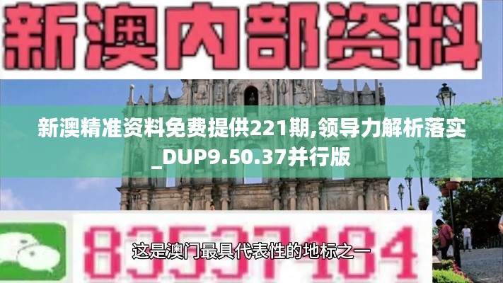 新澳精准资料免费提供221期,领导力解析落实_DUP9.50.37并行版