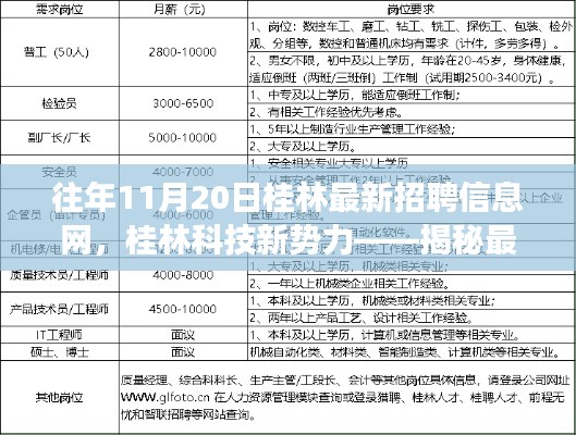 桂林最新招聘信息网揭秘，科技新势力引领智能招聘之旅