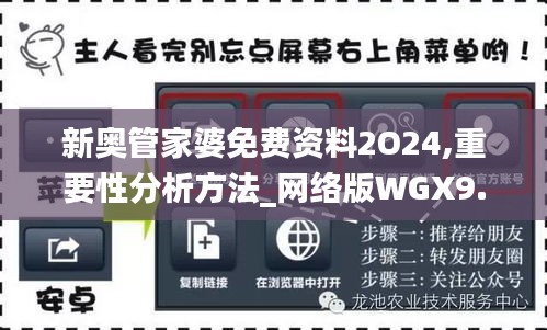 新奥管家婆免费资料2O24,重要性分析方法_网络版WGX9.33