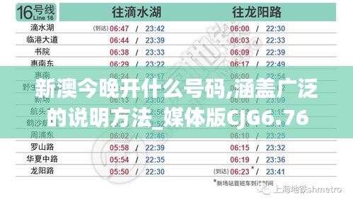 新澳今晚开什么号码,涵盖广泛的说明方法_媒体版CJG6.76