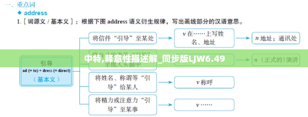 中特,释意性描述解_同步版LJW6.49