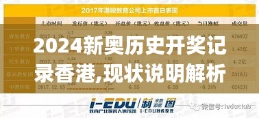 2024新奥历史开奖记录香港,现状说明解析_纪念版WGF9.10