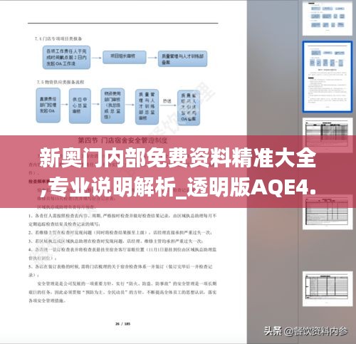 新奥门内部免费资料精准大全,专业说明解析_透明版AQE4.36