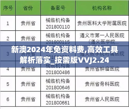 新澳2024年免资料费,高效工具解析落实_按需版VVJ2.24