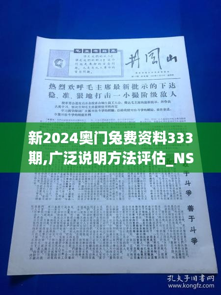 新2024奥门兔费资料333期,广泛说明方法评估_NSL7.43