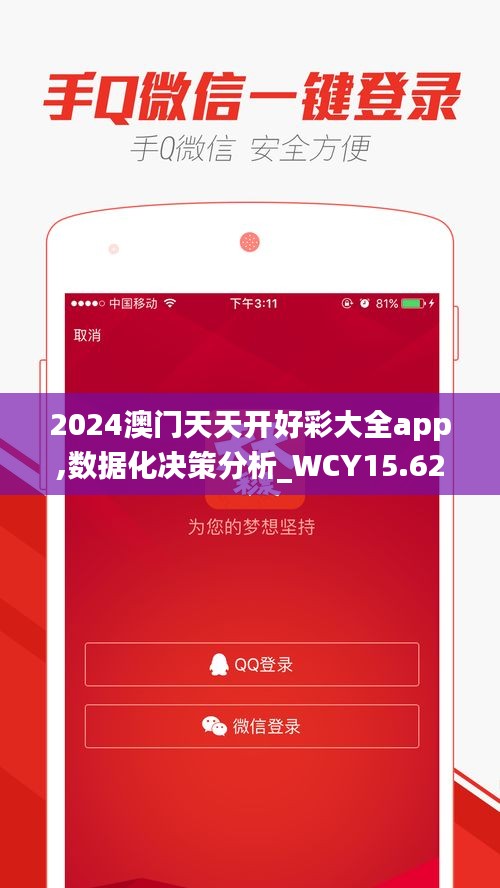 2024澳门天天开好彩大全app,数据化决策分析_WCY15.62